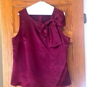 NWT!  The Limited, size L , red bow detail top, new with tags